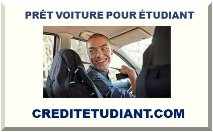 PRÊT VOITURE POUR ÉTUDIANT 2026